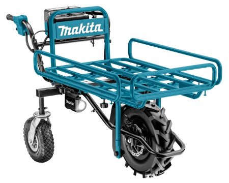 Makita DCU180ZX1 18 V Kruiwagen met rek zonder tilbelasting Zonder accu's en lader, met transporthulprek, in doos + 3 jaar Makita dealer garantie!