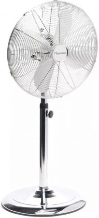 Bestron ventilator DFS45S - Retro Statiefventilator - 45cm  Chroom - 50W - 84-111cm hoog