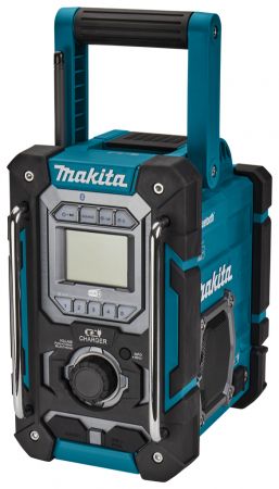 Makita accu bouwradio DMR301 Bluetooth & DAB+ radio geschikt voor 10,8V, 12V , 14,4V & 18V li-ion batterij - werkt op netstroom - incl. oplaadfunctie