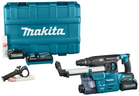 Makita Combihamer HR008GM202 SDS-Plus 40V Max Li-Ion accu (2x4,0Ah) in koffer