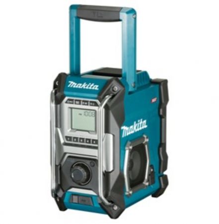 Makita accu bouwradio MR001GZ FM/AM geschikt voor 12V, 14,4V, 18V, 40V li-ion batterij - Zonder accu & lader - In doos